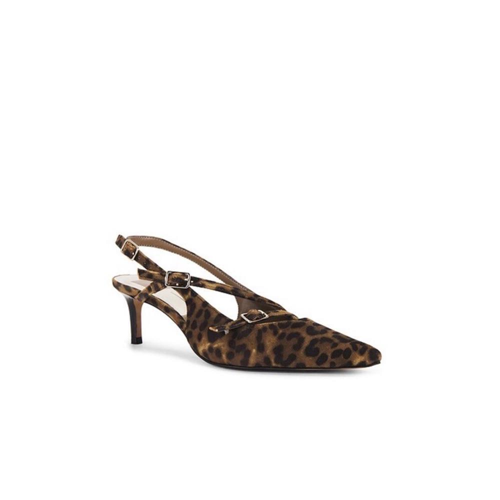 Pamla Mid Sling Back Heel in Leopard Dolce Vita - Picture 1 of 6